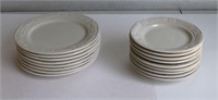 Longaberger Pottery Plates Lot of 17