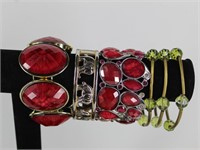 (6) Beaded & Pendant Bracelets