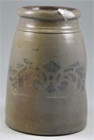 Lot #4287 - Blue and Gray decorated stoneware