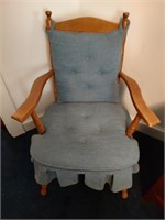 Frank & Son Inc Upholstered Armchair