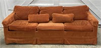 (F) Mid Century Modern Rust Colored Pull Out