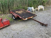 d1 94x52 trailer 1" 7/8 ball towable short