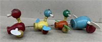 Wooden duck pull  toy