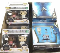 (6pc) Aquaman/ Parks & Rec Funko Pops