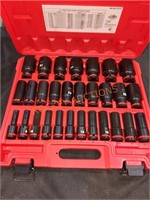 29pc. 1/2" drive impact socket kit