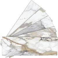 INNO STICKERS 30-Sheet Marble Subway Tile Peel and