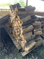 Approx 1 Cord of Split Dry Spruce Firewood