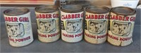 5 CAN CLABBER GIRL BAKING SODA  OLD COUNTRY STORE