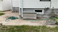 Garden box and hoses