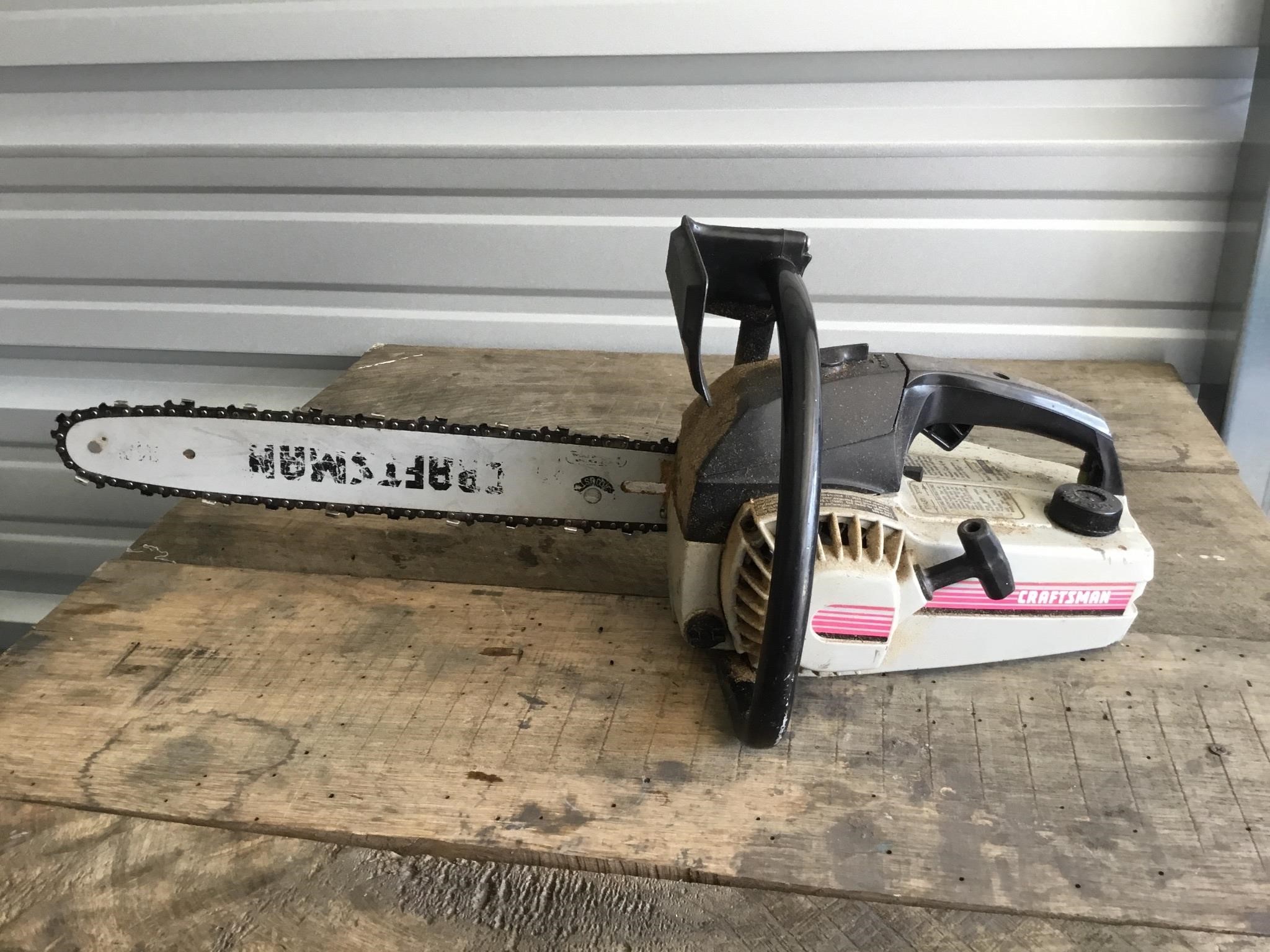 Part IV: Chainsaws, Signs & Parts, online only Auction