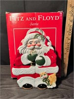 Fitz & Floyd Santa Plate