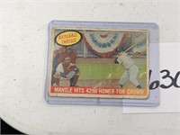 1959 Topps Mickey Mantle Home Run Baseball Card