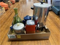 COFFEE MAKERS & VINTAGE GRINDER