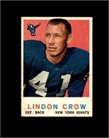 1959 Topps #156 Lindon Crow VG to VG-EX+