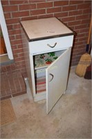 Metal Formica Top Cabinet w/drawer - 18 x 20 x