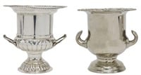 (2) ENGLISH & OTHER SILVERPLATE CHAMPAGNE BUCKETS