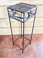 33 inch metal floral plant stand