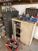 Workshop Shelving and Filing Cabinet