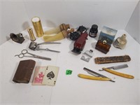 Antique Barber Shop tools plus others