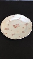 Vintage Dinner Plate with Flowers
