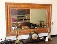 Crotch mahogany OG type mirror