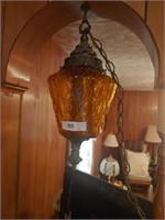 Amber Hanging Lamp