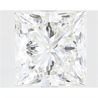 Igi Certified Princess Cut 4.60ct Vvs2 Lab Diamond