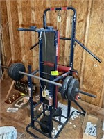 DP METAL MULTI POSITION WEIGHT BENCH
