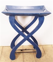 Painted Wood Collapsible Tray Table