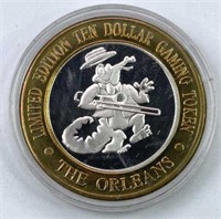 0.6oz .999 Silver Casino Token, The Orleans