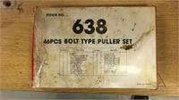 46 pcs bolt type puller set