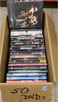 Box of 50 DVD Movies