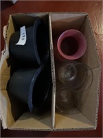 Box of Vases and other items