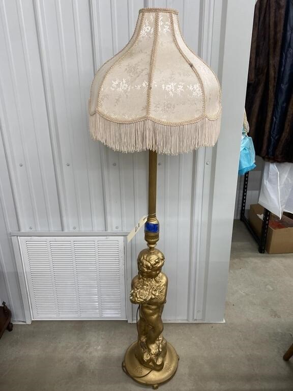 Floor Lamp w/Shade 62"H