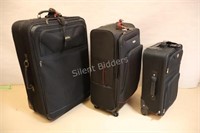 Set of Unmatched Soft Luggage with Wheels