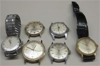 Lot Of 6 Vintage Timex Wrist Watches