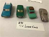 4 European Lesney Toy Cars