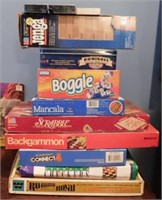 Games: Scrabble - Boggle - Dominoes - Jenga -