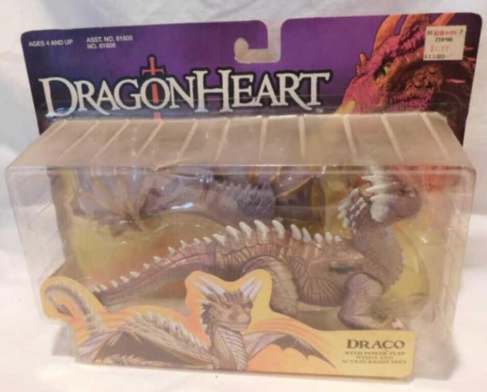 1995 Dragon Heart Draco action figure in box -