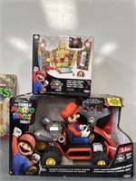 Lot of 2 Super Mario Bros Toys-R/C Car