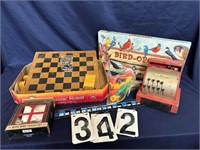 Childs cashier, Games, Checker board, Doll