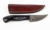 Knife Custom Damascus Steel Fixed Blade