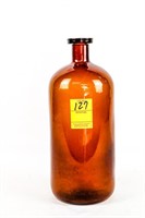 Large Amber Pharmaceutical Bottle