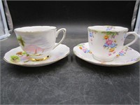 Two Cup and Saucer Sets