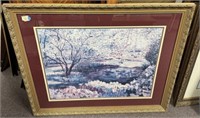 Framed Signed Landscape Print