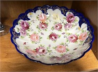 Antique Hand Painted Porcelain Bowl