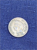 1906 Indian head penny coin