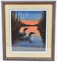 Signed Beverly Scalze Loon Limited Print
