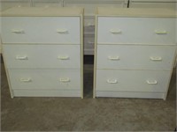 Set of 2 3-Drawer Dressers