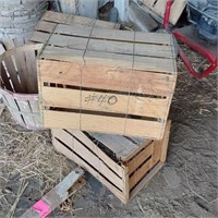 WOODEN CRATES FOR PRODUCE OR BIRDS